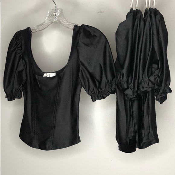 BLACK CORSET TOP - Picture 3 of 5